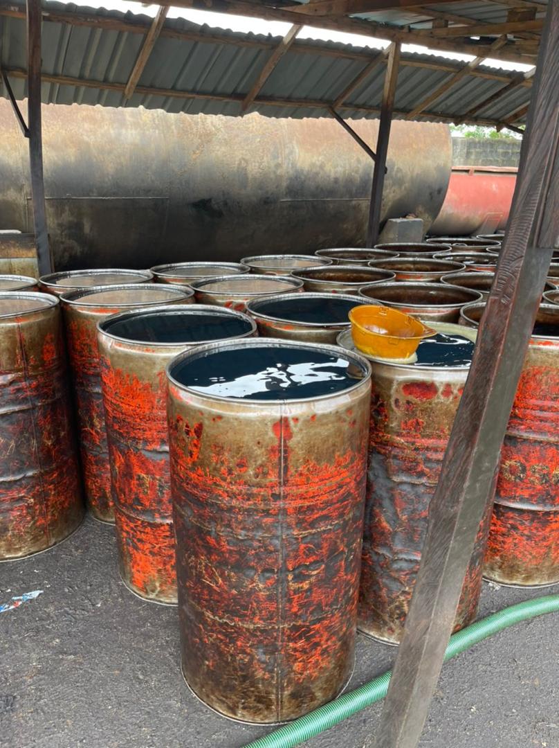 Recovered oil