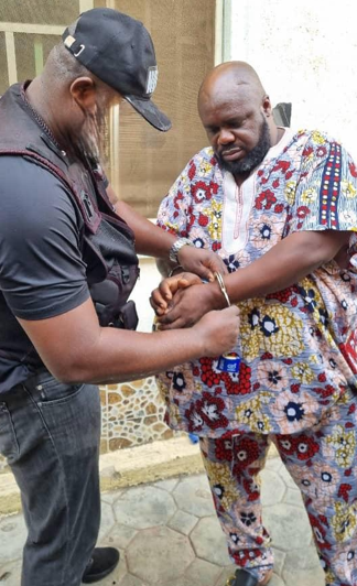 NDLEA Operative With The Suspect