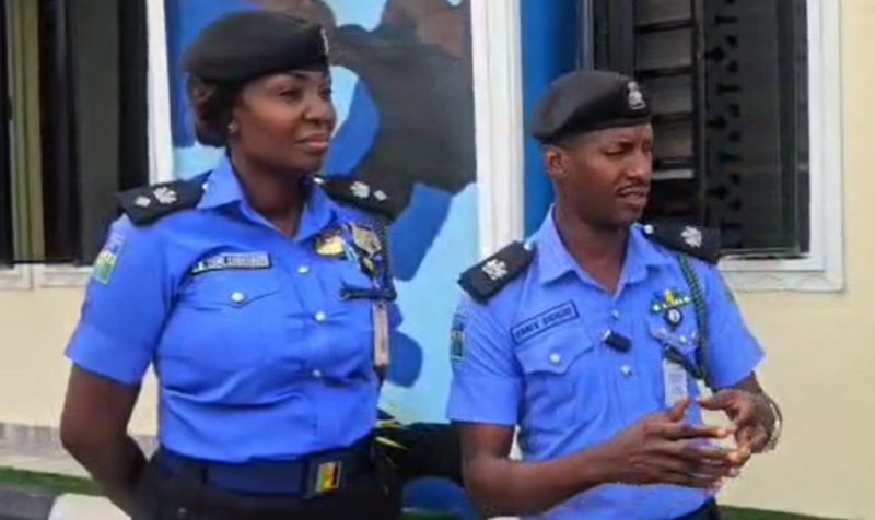 CSP Temi Agbede Zuokumor and SP Bright Edafe