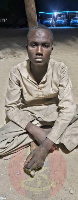 SUSPECT ARRESTED BY TROOPS