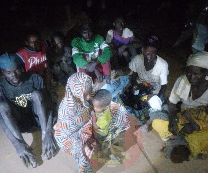 THE VICTIMS RESCUED BY SOLDIERS