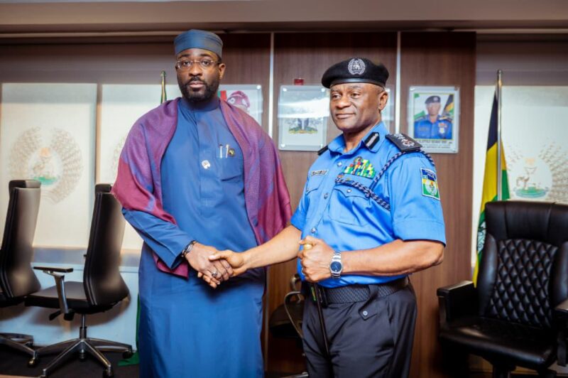IGP Disu with Alhaji Mohammed Sheidu