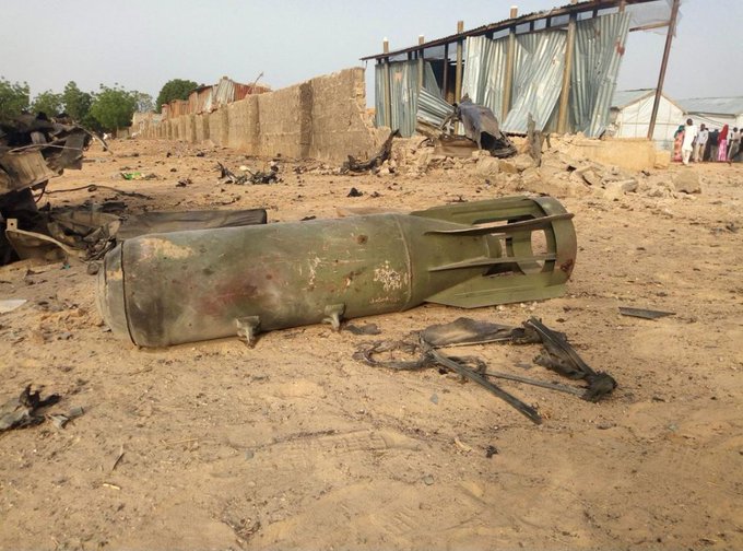 ACCIDENTAL AIRFORCE STRIKE IN BORNO