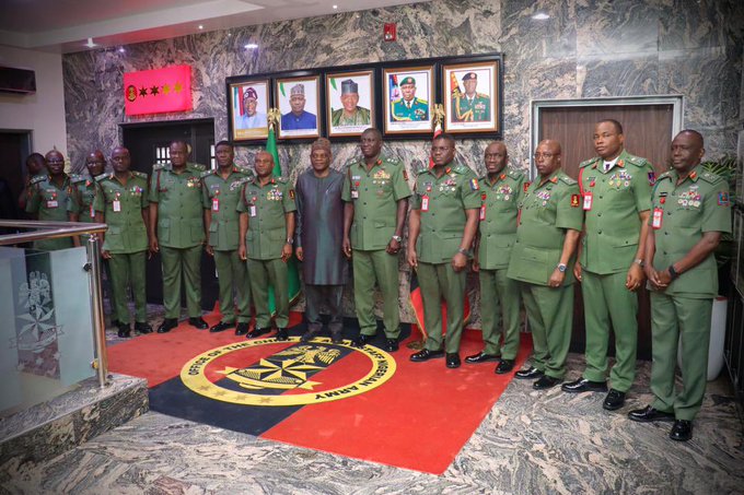 NIGERIAN ARMY OFFICERS AT THE EVENT