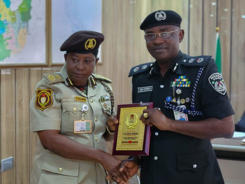 Christiana Solo-Akora and CP Yemi Oyeniyi