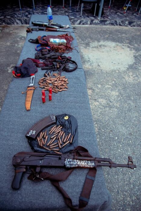 ARREST OF 10 SUSPECTS BY THE POLICE