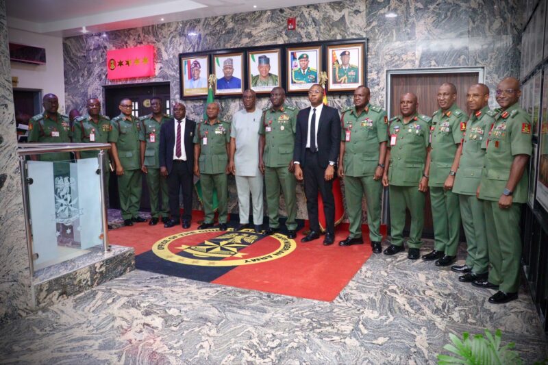 COAS, OFFICERS AND GUESTS