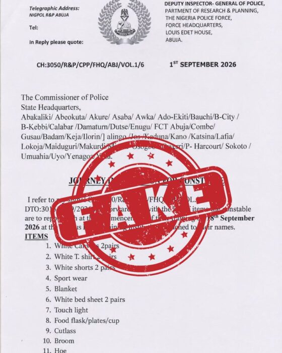 THE ALLEGED FAKE DOCUMENT