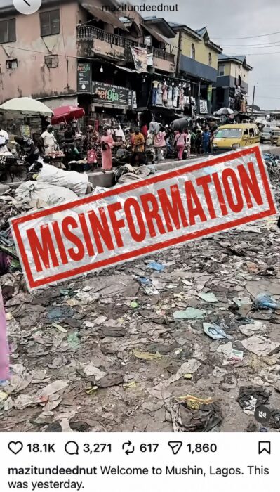 THE ALLEGED MISINFORMATION PHOTO